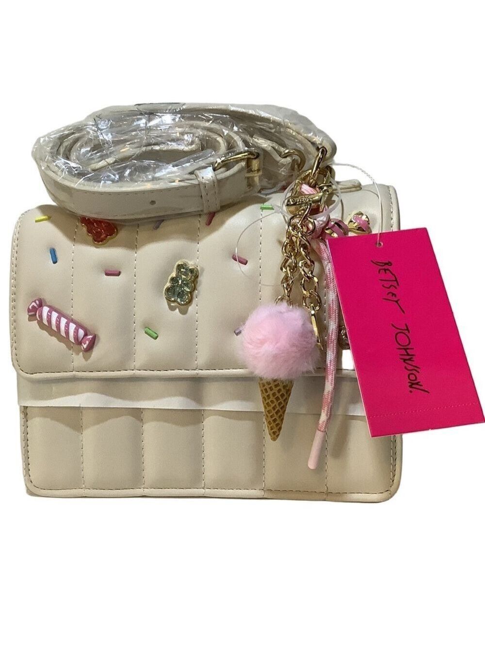 Betsey Johnson Gummy Bear & Candy Crossbody Bag New